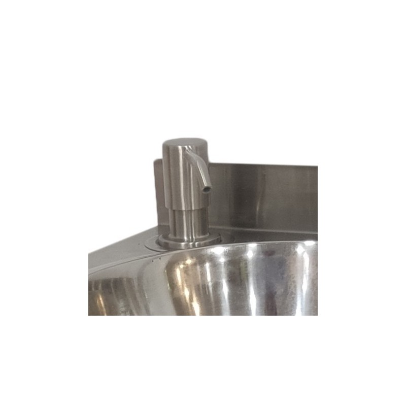 Dispensador de gel integrado en encimera. Capacidad: 1/2 litro