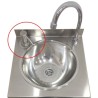 Dispensador de gel integrado en encimera. Capacidad: 1/2 litro