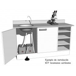 KIT LAVAMANOS AUTONOMO PARA ENCASTRAR