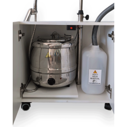 Portable Self-contained Hair Washing Unit with Hot Water | Electric Pump