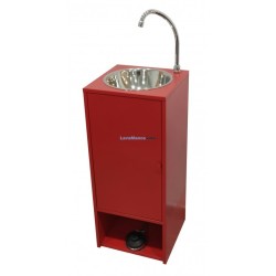 DECOR Red Self-contained Portable Sink | No Plumbing Required | Lavamanos.eu