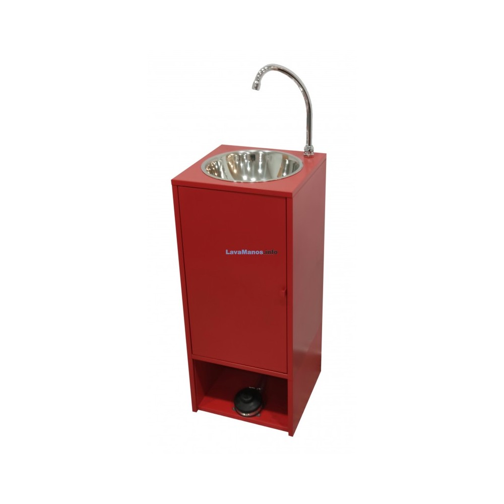 Lavabo autonome portable DECOR 8L ROUGE