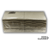 Serviette zigzag naturelle 11x19 cm