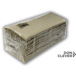 Serviette zigzag naturelle 11x19 cm