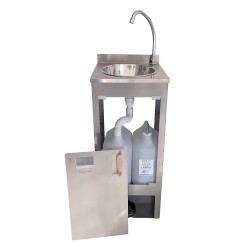 Lavabo autonome en acier inoxydable Higienex Plus. Pompe hydraulique
