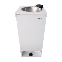 Lave-mains Autonome Portable Higienex. Robinet "Clic Cascade Noir". Électrique