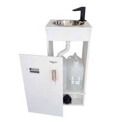 Lave-mains autonome portable Higienex. Pompe hydraulique