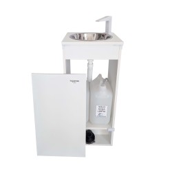 Lavamanos autónomo Higienex MELAMINA. Bomba hidráulica