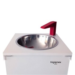 Lavamanos autónomo Higienex MELAMINA. Bomba hidráulica