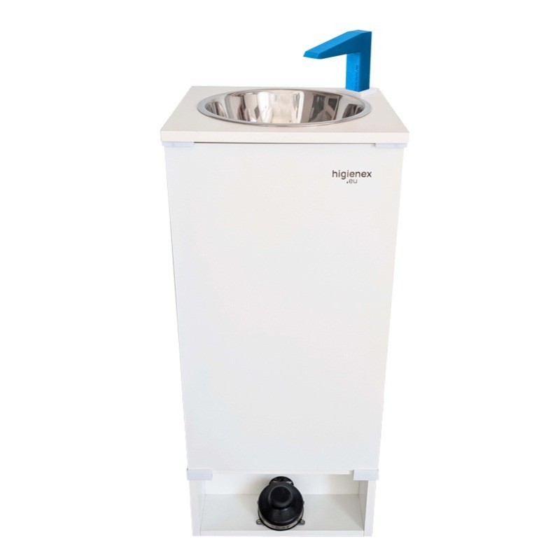 Lavamanos autónomo Higienex MELAMINA. Bomba hidráulica