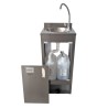 Lavabo autonome en acier inoxydable Higienex Plus. Pompe électrique