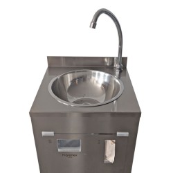 Lavabo autonome en acier inoxydable Higienex Plus. Pompe électrique