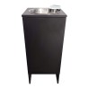 Portable Self-contained Sink Mini Clinic BLACK. Extra-low waterfall faucet Black. Electric