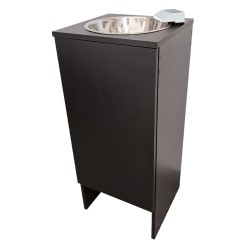 Portable Self-contained Sink Mini Clinic BLACK. Extra-low waterfall faucet Black. Electric