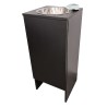 Portable Self-contained Sink Mini Clinic BLACK. Extra-low waterfall faucet Black. Electric