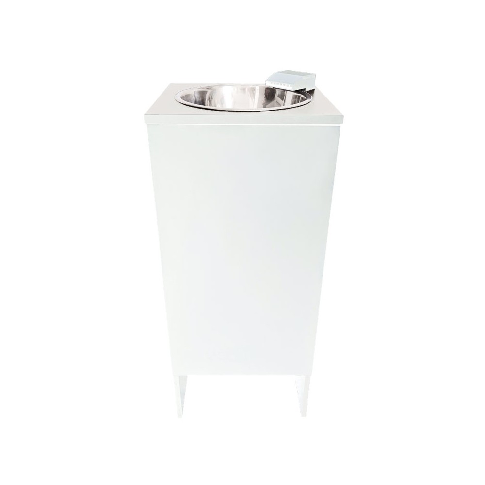 Lave-mains Autonome Mini Clinic. Robinet Cascade Ultra Bas. Électrique