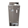 Lavabo autonome en acier inoxydable Higienex Plus. Pompe électrique. Robinet Cascade Ultra Bas