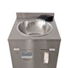 Lavabo autonome en acier inoxydable Higienex Plus. Pompe hydraulique