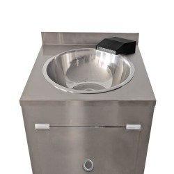 Lava-mãos Autónomo Inox Higienex PL | Hidráulico ou Elétrico | Vários Modelos de Torneira