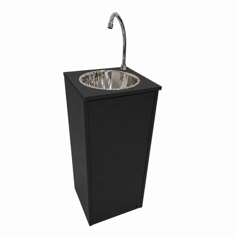 Lava-mãos Autónomo ECO Preto · Bomba Elétrica 12 V