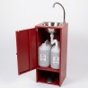DECOR Red Self-contained Portable Sink | No Plumbing Required | Lavamanos.eu