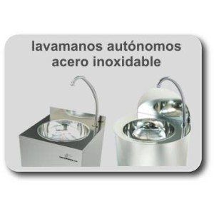 Lavamanos Autónomos de acero inoxidable 💧