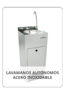 lavamanos autonomos acero inoxidable
