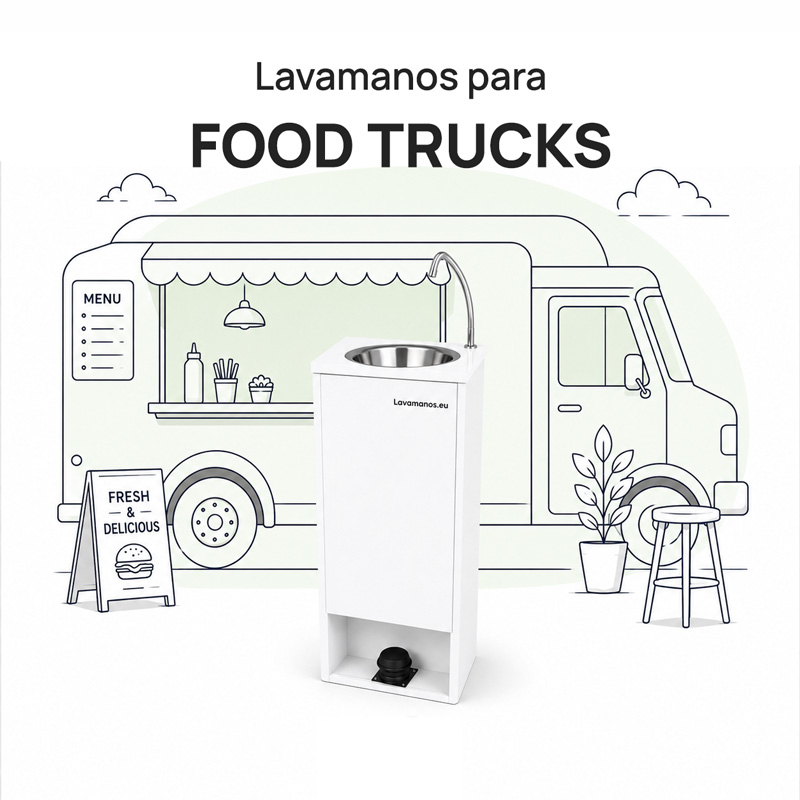 Lavamanos autónomos para food truck