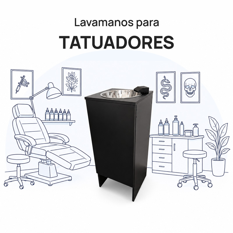 Lavamanos para Estudios de Tatuaje
