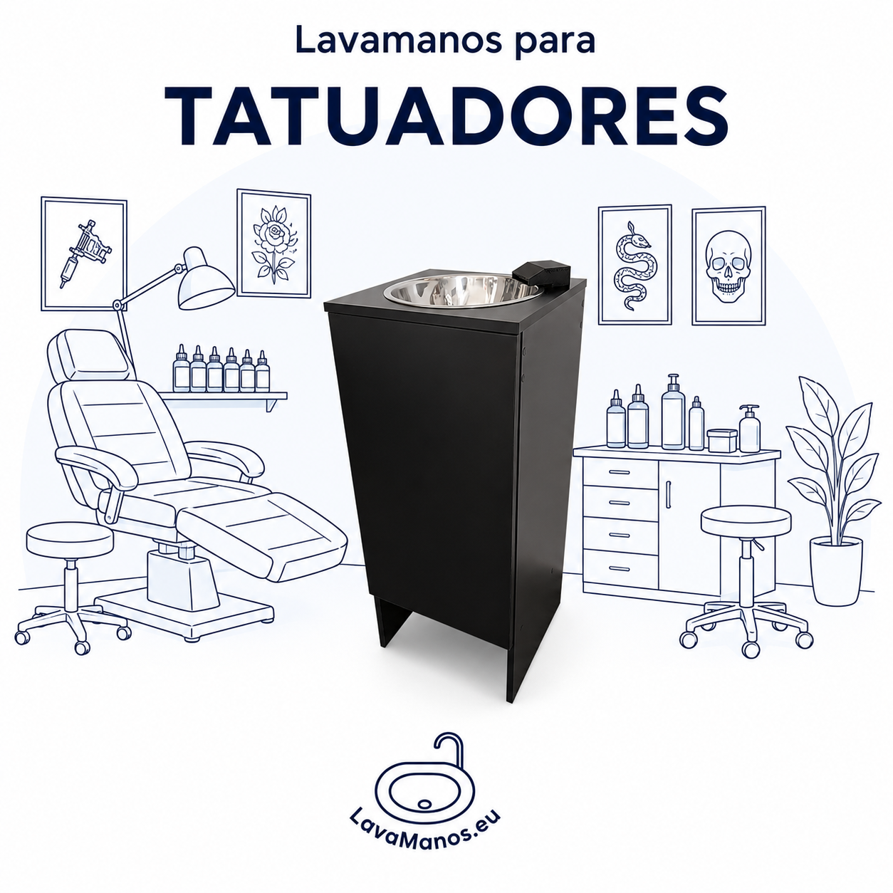 Lavamanos estudios tatuaje