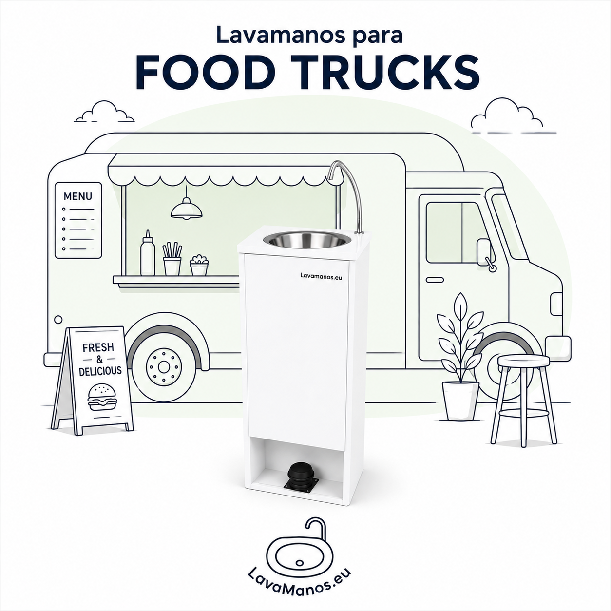 Lavamanos food truks